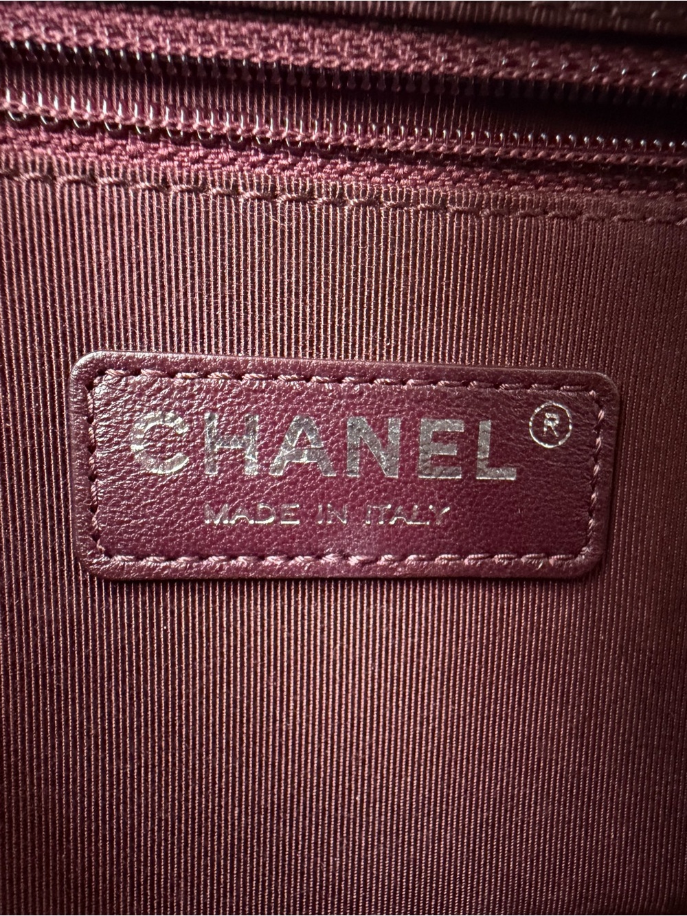 Chanel Cream Quilted Crossbody Bag with Chain Strap - Picture 8 of 16